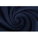 Baumwoll-Strick Knitted dunkelblau