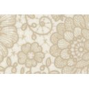 Filz 30x40cm bedruckt Spitze creme/beige