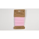 20mm Baumwoll-Schrgband *3m* gewickelt rosa