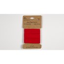 20mm Baumwoll-Schrgband *3m* gewickelt rot