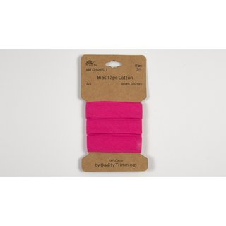 20mm Baumwoll-Schrgband *3m* gewickelt pink