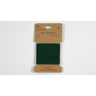 20mm Baumwoll-Schrgband *3m* gewickelt flaschengrn