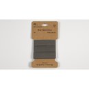 20mm Baumwoll-Schr�gband *3m* gewickelt anthrazit