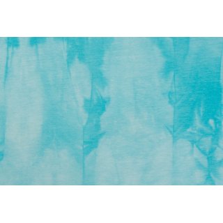 Jersey BATIK Tie Dye hellblau