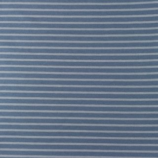 Jersey Jacquard MULTI Streifen 3mm/6mm dusty blue