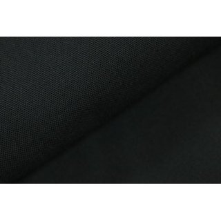 Canvas Uni 100% Baumwolle schwarz