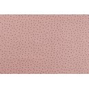 Baumwolle verstreute Mini-Punkte dusty rose