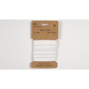 10mm Gummiband *3m* gewickelt weiss