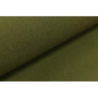 Canvas Uni 100% Baumwolle khaki