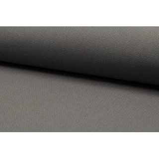 Canvas Uni 100% Baumwolle mittelgrau