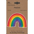 Patch aufbgelbar Regenbogen BUNT