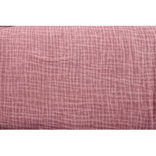 Musselin Dirty Wash rosa