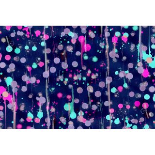 Softshell Rainy Dots navy/pink