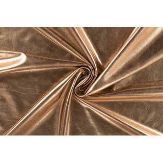 Stretch Folienjersey metallic gold