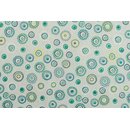 Baumwolle Fancy Circles dusty mint 