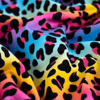 French Terry Multi Color LEO Rainbow STRIPES